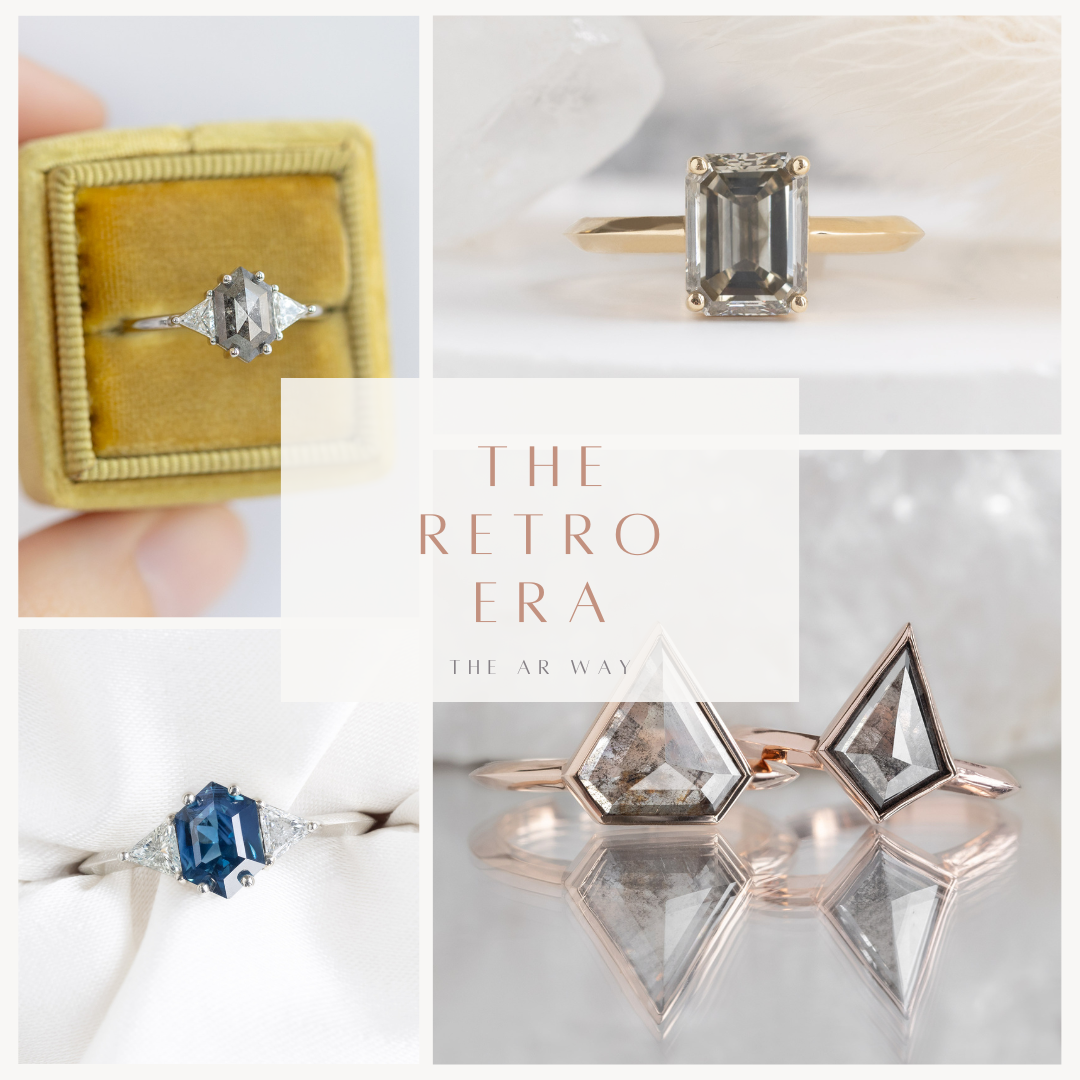The Retro Jewelry Era Collage