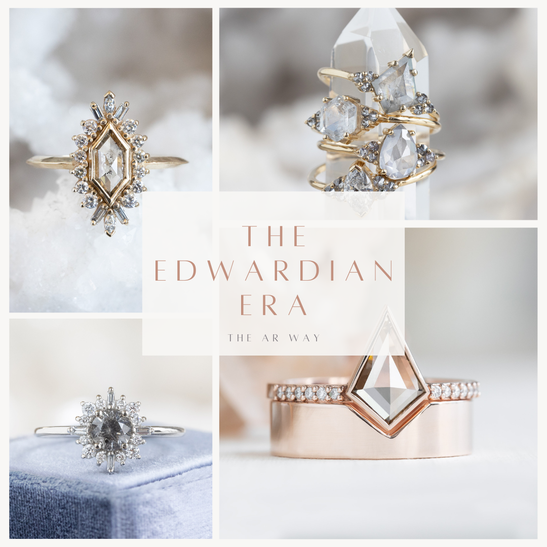 The Edwardian Jewelry Era Collage